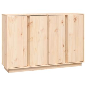 vidaXL Credenza 120x35x80 cm in Legno Massello di Pino