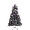 vidaXL Albero di Natale artificiale con 150 LED Verde 150 cm