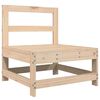 vidaXL Set Divani da Giardino 4 pz in Legno Massello di Pino