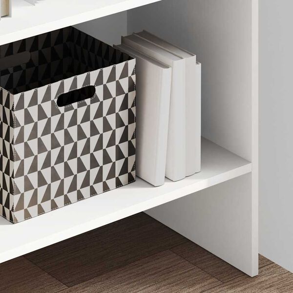 vidaXL Libreria Bianca 60x35x180 cm in Legno Multistrato