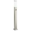 vidaXL Lampada a paletto con sensore 80 cm Acciaio Inox IP44