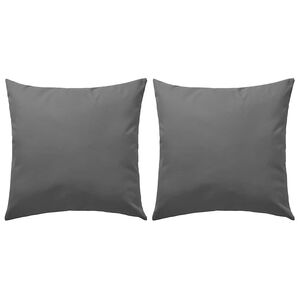 vidaXL Cuscini da Esterno 2 pz 45x45 cm Grigi