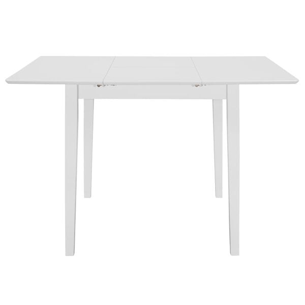 vidaXL Set da Pranzo 3 pz in MDF Bianco