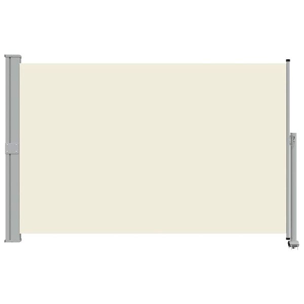 vidaXL Tenda da Sole Laterale Retrattile 160 x 300 cm Crema