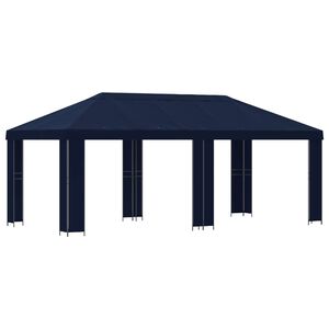vidaXL Gazebo da giardino 6 x 3 m Blu Poliestere e Acciaio 190