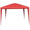 vidaXL Tenda Party Rosso 400 x 300 x 255 cm PE e Acciaio