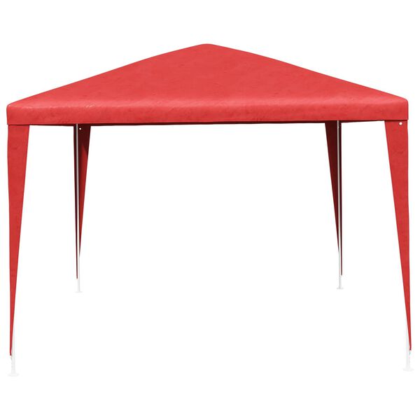 vidaXL Tenda Party Rosso 400 x 300 x 255 cm PE e Acciaio