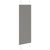 vidaXL Tenda Plissettata Antracite 50x100 cm Larghezza Tessuto 49,4 cm