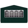 vidaXL Gazebo Professionale con Pareti 4x4 m Verde 90 g/m²
