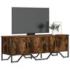 vidaXL Mobile Porta TV Rovere Fumo 122x34x41 cm in Legno Multistrato