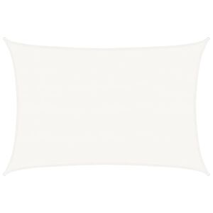 vidaXL Vela Parasole 160 g/m&sup2; Bianca 5x6 m in HDPE