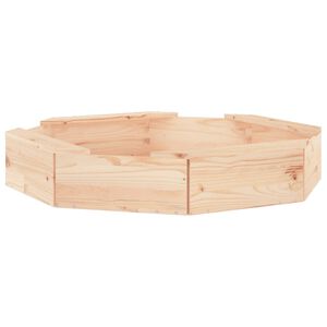 vidaXL Sabbiera con Sedute Ottagonale in Legno Massello di Pino