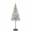 vidaXL Albero di Natale con 300 LED Bianco 210 cm PE e Acciaio