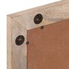 vidaXL Specchio da Bagno 50x70 cm in Legno Massello di Mango e Vetro