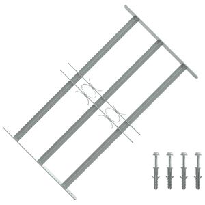vidaXL Grate per Finestre Regolabili 3 Barre Trasversali 500-650 mm