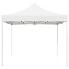 vidaXL Gazebo Professionale Pieghevole in Alluminio 3x3m Bianco