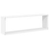 vidaXL Mensole Cubo 6pz Bianco Rovere Sonoma 80x15x26,5cm Multistrato