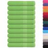 vidaXL Asciugamani 10 pz FROGN Verde Mela 100x200 cm 100% Cotone