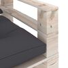 vidaXL Set Divani da Giardino Pallet 7 pz con Cuscini in Legno di Pino