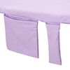 vidaXL Asciugamani per lettino 2 pcs Viola 210 x 75 cm