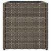 vidaXL Fioriere da Giardino 2 pz Grigie 36x30x32 cm in Polyrattan