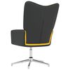 vidaXL Sedia Relax Giallo Senape in Velluto e PVC