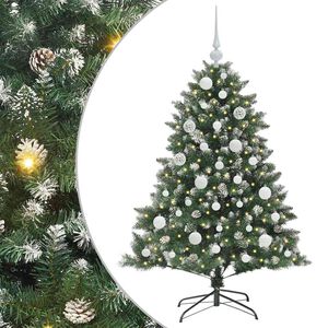 vidaXL Albero di Natale artificiale con 150 LED Verde 120 cm