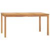 vidaXL Set da Pranzo da Giardino 7 pz in Legno Massello di Teak