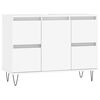 vidaXL Mobile da Bagno Bianco 80x33x60 cm in Legno Multistrato