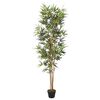 vidaXL Albero Bamb&ugrave; Artificiale 1104 Foglie 180 cm Verde