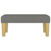 vidaXL Panca Grigio Scuro 70x30x30 cm in Tessuto