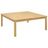vidaXL Tavolino da salotto Acacia chiaro 110 x 110 x 45 cm