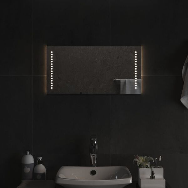 vidaXL Specchio da Bagno con Luci LED 30x60 cm