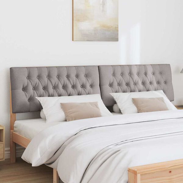 vidaXL Testiera imbottita Talpa 200 cm Pino massello