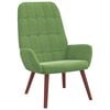 vidaXL Sedia Relax Verde Chiaro in Velluto