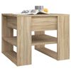 vidaXL Tavolino Salotto Rovere Sonoma 55,5x55x45 cm Legno Multistrato