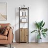 vidaXL Armadio per Libri Rovere artigianale 40 x 24 x 161 cm