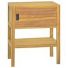 vidaXL Mobile da Bagno 60x40x75 cm in Legno Massello di Teak