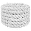 vidaXL Corda di Cotone 60 mm 5 m Bianco 100% Cotone