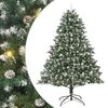vidaXL Albero di Natale artificiale con 300 LED Verde 240 cm