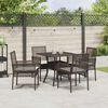 vidaXL Set da Pranzo per Giardino 5 pcs Marrone polyrattan