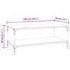 vidaXL Tavolino Salotto Rovere Marrone 100x50x40cm Legno Multistrato