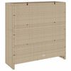 vidaXL Armadio con lo scaffale Beige 100 x 36 x 102 cm Rattan