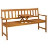 vidaXL panca da giardino 158 x 55 x 89 cm Legno di Acacia Massello