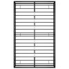 vidaXL Giroletto Nero in Metallo 120x200 cm