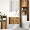 vidaXL Mobile Lavabo Bagno Legno Antico 60x38,5x46 cm in Truciolato
