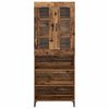 vidaXL Credenza Legno vecchio 69,5 x 34 x 180 cm Legno multistrato