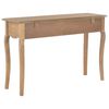 vidaXL Tavolo Consolle 2 Cassetti 110x35x76 cm Legno Massello di Pino