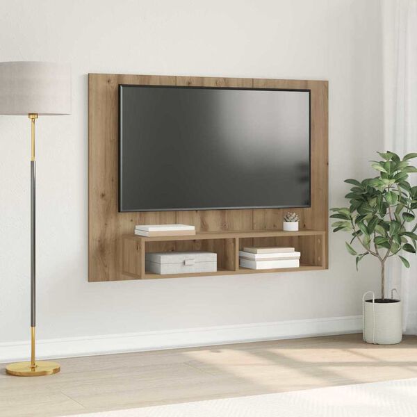 vidaXL Set mobile TV Rovere artigianale 120 x 23,5 x 90 cm