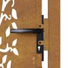 vidaXL Cancello da giardino 100x125 cm in acciaio Corten con design ad albero